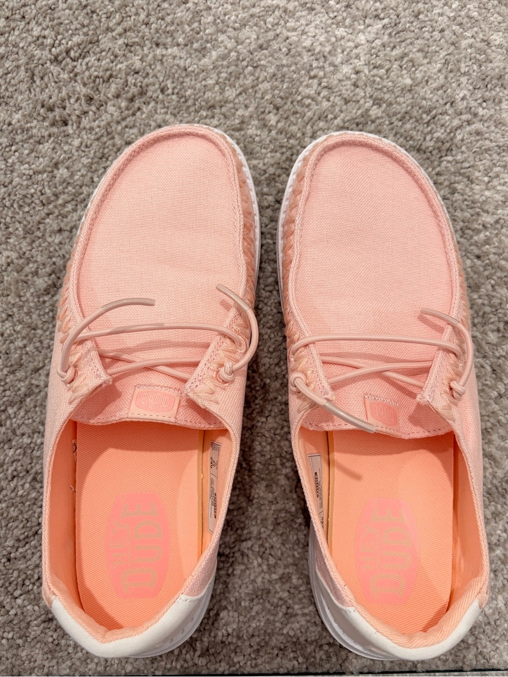 Hey Dude Wendy Bold Boho - Light Pink - Size 8